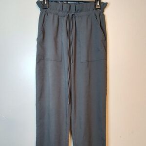 Grade & Gather pull on women's elastic waist pant size small green
